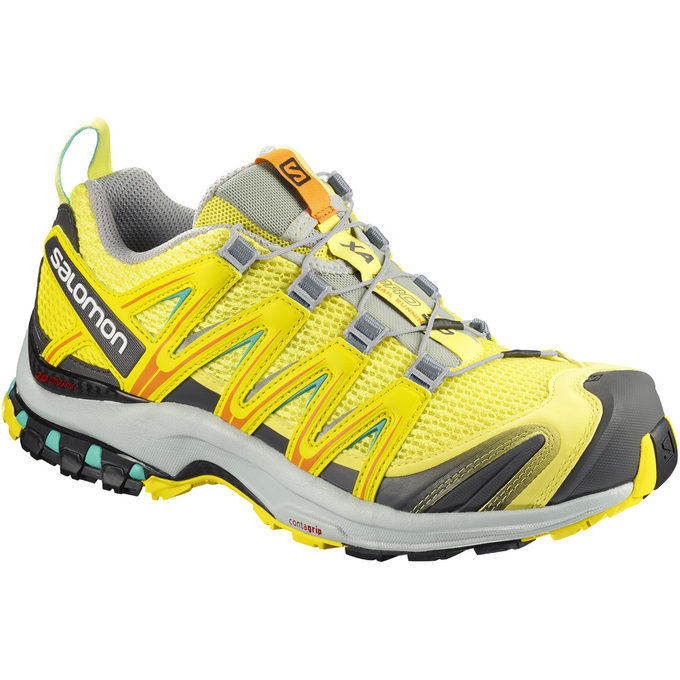 Zapatillas Trail Running Salomon Mujer Amarillo - Salomon Argentina XA PRO 3D W ,487932-YQV